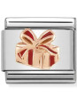 Maillon Nomination classic sapin Or rose