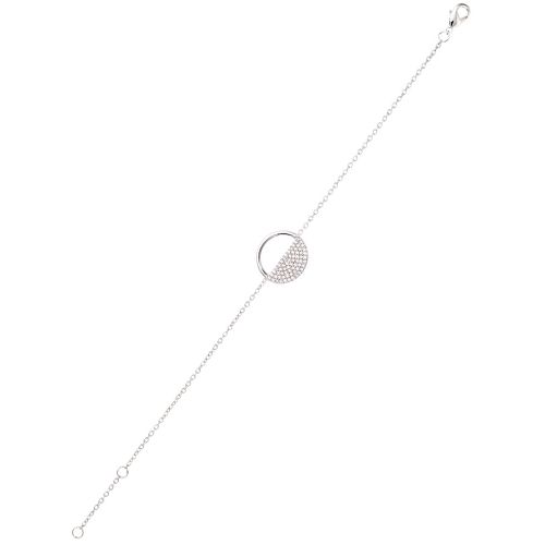 Bracelet Argent et oxydes de zirconium