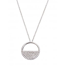 Collier femme Argent et oxydes de zirconium