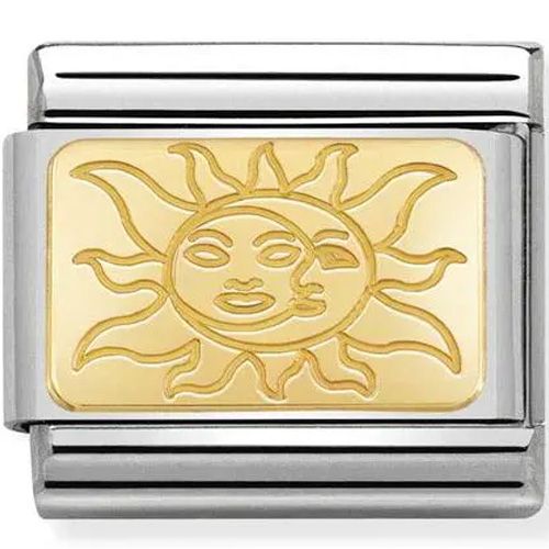 Maillon Nomination classic soleil en Or