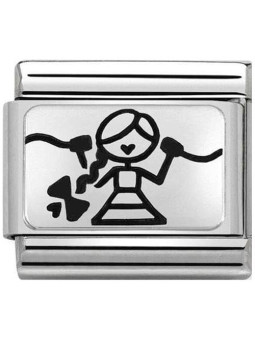 Maillon Nomination classic Fille 1 en Argent