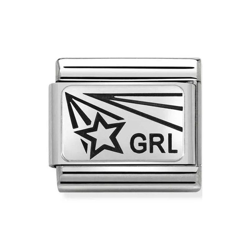 Maillon Nomination classic Girl en Argent