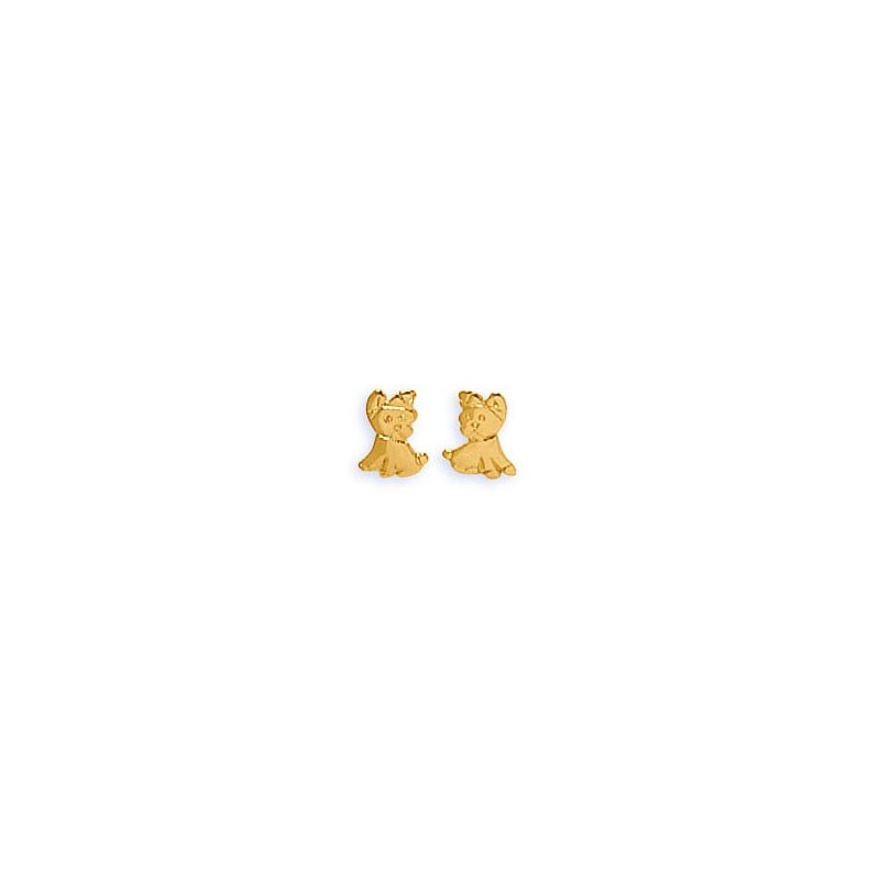 Boucles oreilles or - 001118