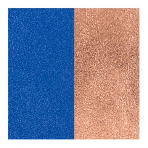 Cuir reversible les Georgettes bleu outremer / rose sirène