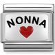 Maillon Nomination classic Argent coeur nonna