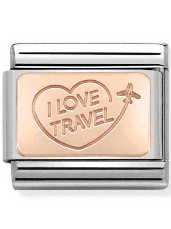 Maillon Nomination classic I love travel