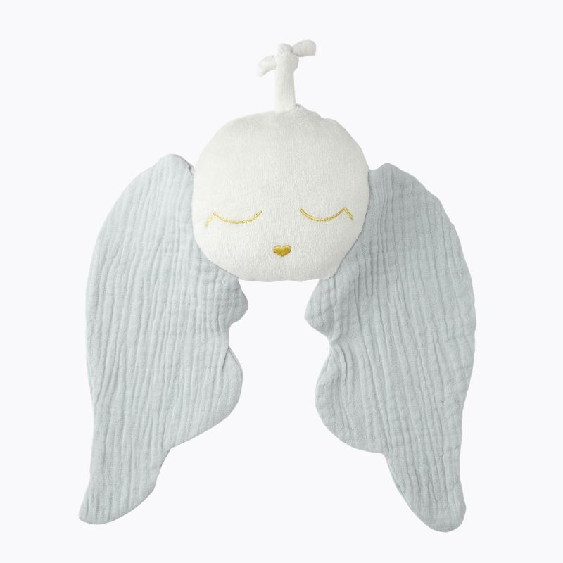 Doudou bleu pour bola de grossesse Ilado en coton