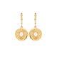 Boucles d'oreille Saunier Talisman en Plaqué Or