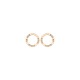 Boucles d'oreilles rondes Saunier Plaqué Or