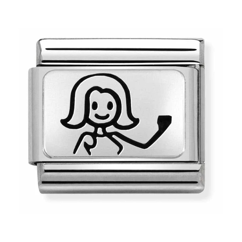 Maillon Nomination classic Famille Maman en Argent