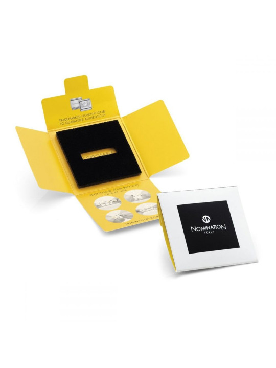 Maillon Nomination classic Symbole Yin et Yang en Argent