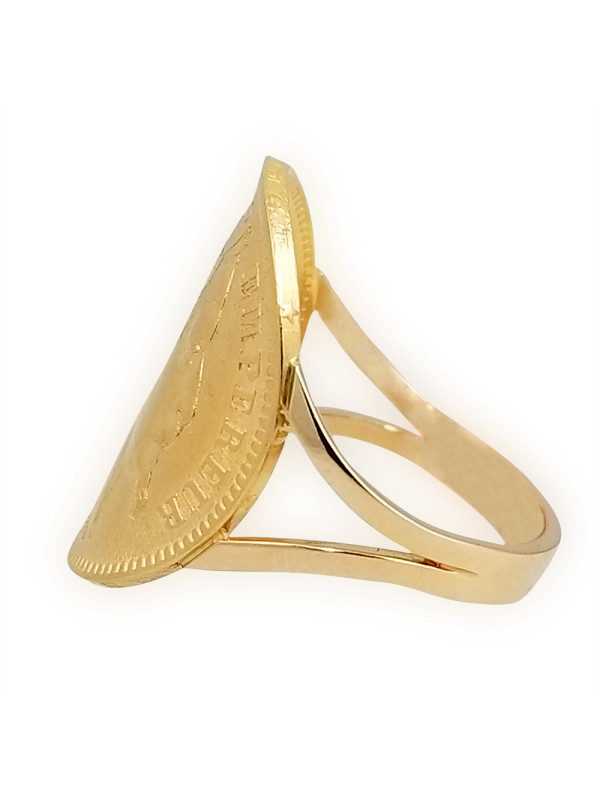 Bague pièce Or 20Frs