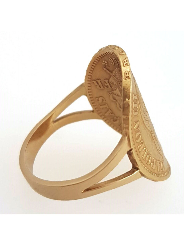 Bague pièce Or 20Frs