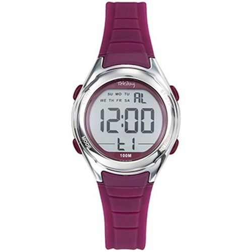 Montre sport digitale Tekday prune