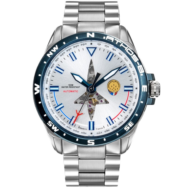 Montre automatique Patrouille de France Athos 8 gris