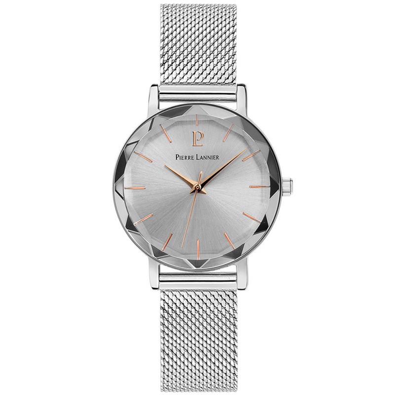 Montre femme Pierre Lannier bracelet milanais argent