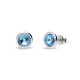 Boucles d'oreilles femme Ronde Bleu Ciel