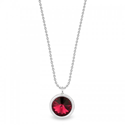 Collier femme Spark Candy Grenat