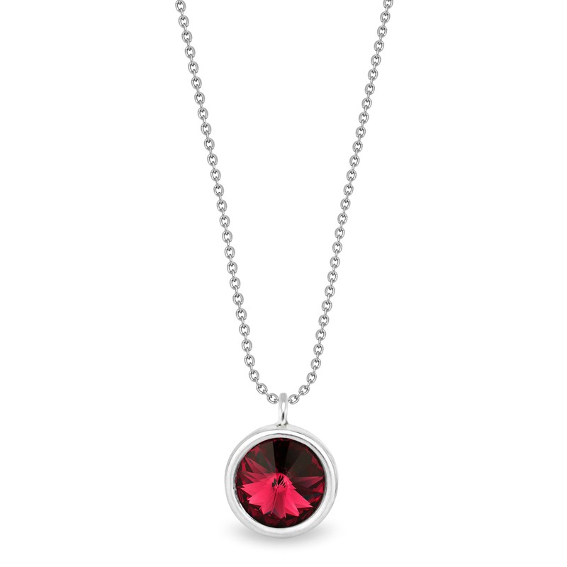 Collier femme Spark Candy Grenat