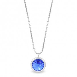 Collier femme Spark Candy Bleu Saphir