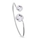 Bracelet femme Argent Pierres Blanches Swarovski