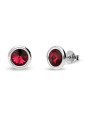 Boucles d'oreilles femme Janvier Grenat