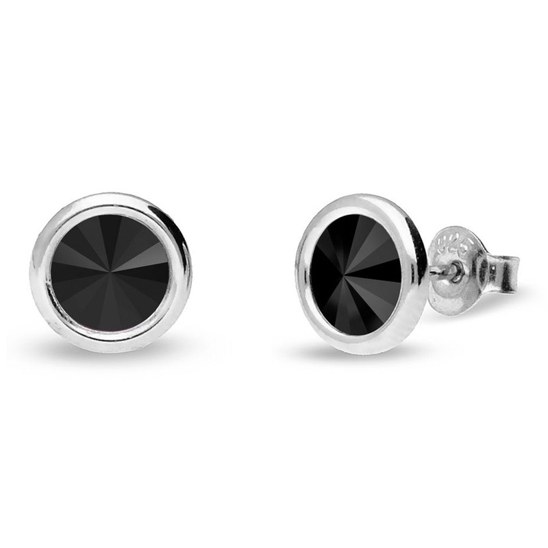 Boucles d'oreilles femme Spark Juin Onyx