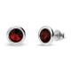 Boucles d'oreilles femme Spark Juillet Rubis