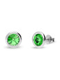 Boucles d'oreilles femme Spark Août Péridot