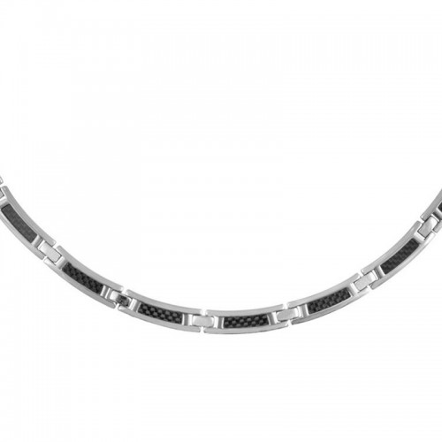 Collier Acier Noir Homme Phebus