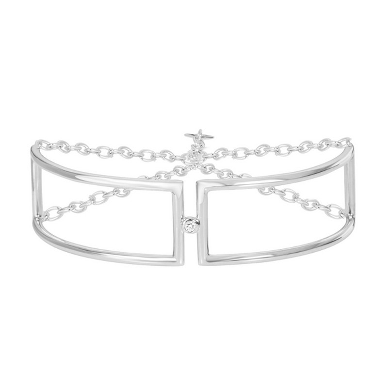 Bracelet femme Argent et Diamant La Garçonne