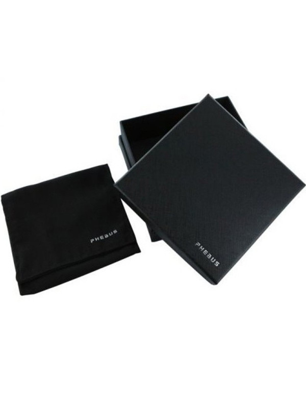 Bracelet homme Phebus Acier noir tendance vintage