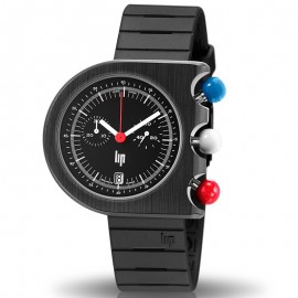 Montre homme LIP Chronographe Mach 2000 Art Deco noir
