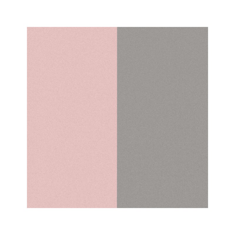 Vinyle de boucles d'oreilles reversible les Georgettes rose clair / gris clair