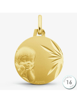 Médaille Laïque en Or - Augis