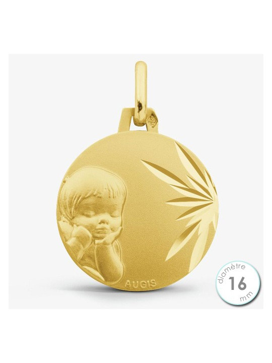 Médaille Laïque en Or - Augis