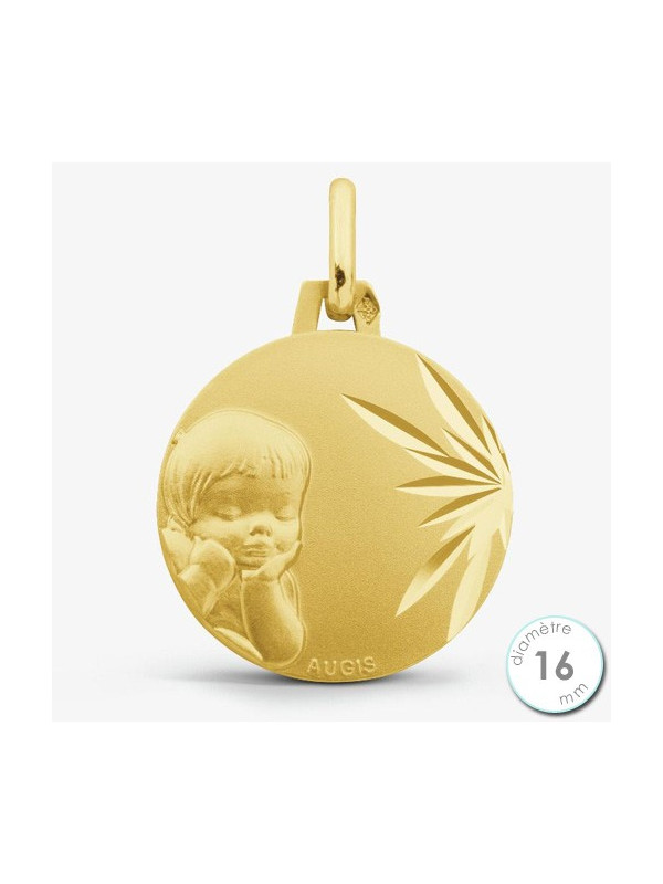 Médaille Laïque en Or - Augis