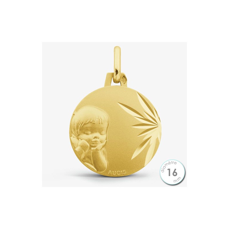 Médaille Laïque en Or - Augis