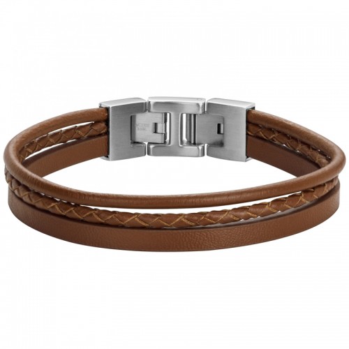 Bracelet homme Cuir marron tendance Phebus