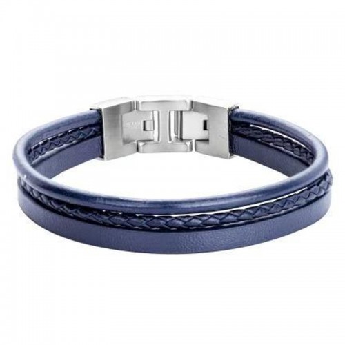 Bracelet homme Cuir bleu moderne Phebus