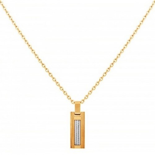 Collier homme Phebus Acier doré jaune