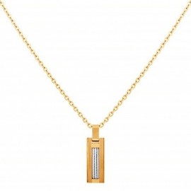 Collier homme Phebus Acier doré jaune