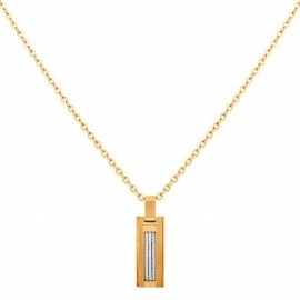 Collier homme Phebus Acier doré jaune