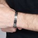 Bracelet pour homme marque Phebus Acier Argenté