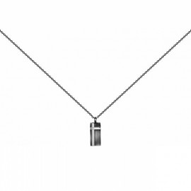 Collier Phebus pour homme Acier 316L gris