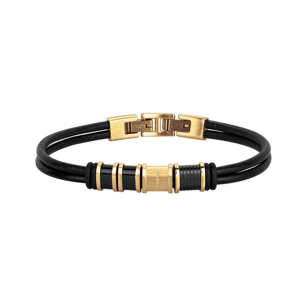 Bracelet Homme Rochet Mercury Acier Noir et Carbone Fil Bleu HB5331916 |  L'Horloger De Vern