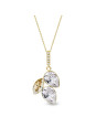 Collier femme Spark élégant en plaqué Or et Pierres