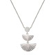 Collier argent Go Girl Mademoiselle motif Romance