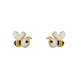 Boucles d'oreilles Or enfant Abeilles Nature