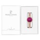 Montre femme Or rose Framboise Pierre Lannier